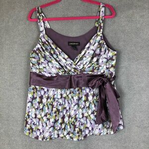 Lane Bryant Y2K babydoll sleeveless top size 14